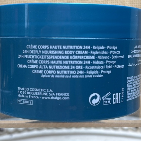 Thalgo | Cold Cream Marine 24H Deeply Nourishing Body Cream, 6.76 FL oz, NWT - Picture 4 of 4